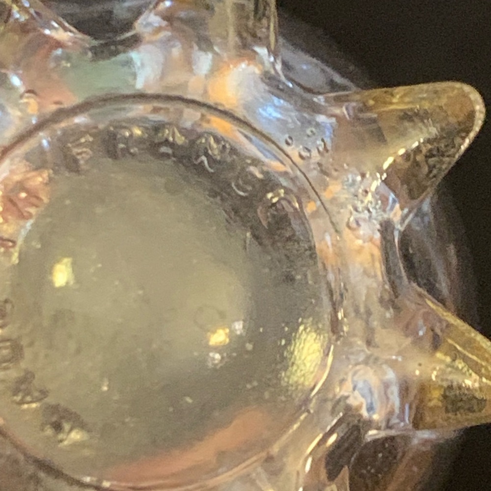 Vintage French Shot glasses Gold Detailing “Star” Base 1950’s Set of 5 - Picture 5 of 10